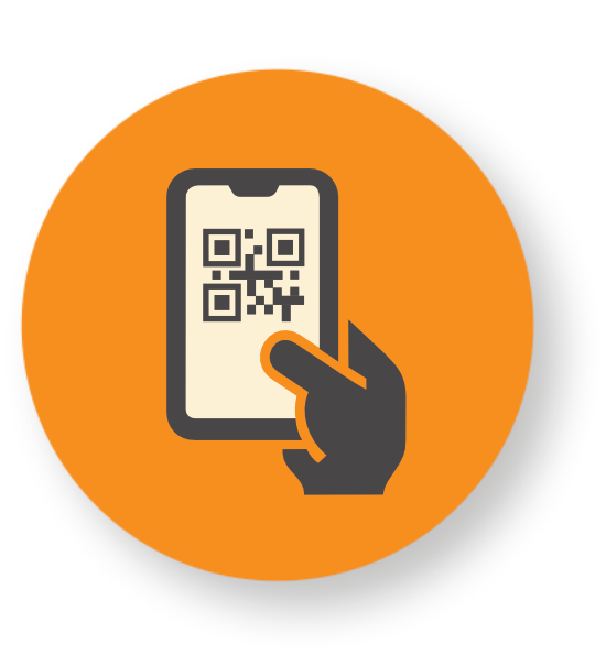 Podemos automatizar el control de accesos mediante un lector de QR. Puede ser un simple teléfono móvil con nuestra app de control.